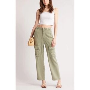 AG JEANS KNOXX CARGO HIGH WAIST BAGGY BOYFRIEND PANTS Size 28 Lyocell
